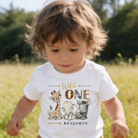 Personalized WILD ONE Safari First Birthday
