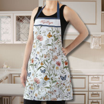 Personalized Wildflower Butterfly Floral Garden 