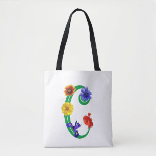 Personalized 'Wildflowers' Tote Bag