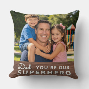 Personalized with 2 Photos and Text Cushion