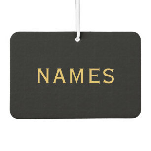 Personalized With Last Name or Nickname on Them Car Air Freshener