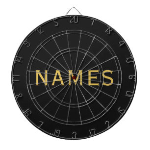 Personalized With Last Name or Nickname on Them Dartboard