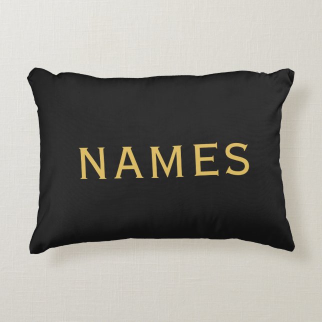 Personalized With Last Name or Nickname on Them Decorative Cushion (Front)
