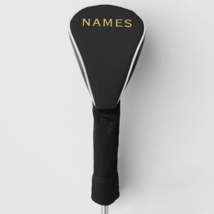 Personalized With Last Name or Nickname on Them Golf Head Cover