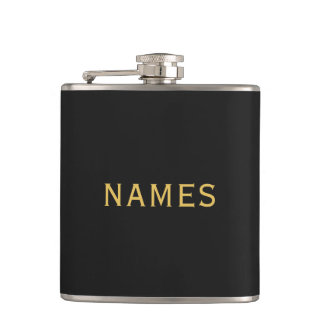 Personalized With Last Name or Nickname on Them Hip Flask