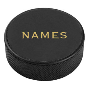 Personalized With Last Name or Nickname on Them Hockey Puck