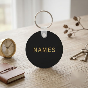 Personalized With Last Name or Nickname on Them Key Ring