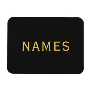 Personalized With Last Name or Nickname on Them Magnet