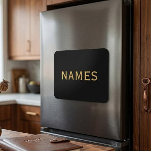 Personalized With Last Name or Nickname on Them Magnet