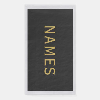 Personalized With Last Name or Nickname on Them Napkin