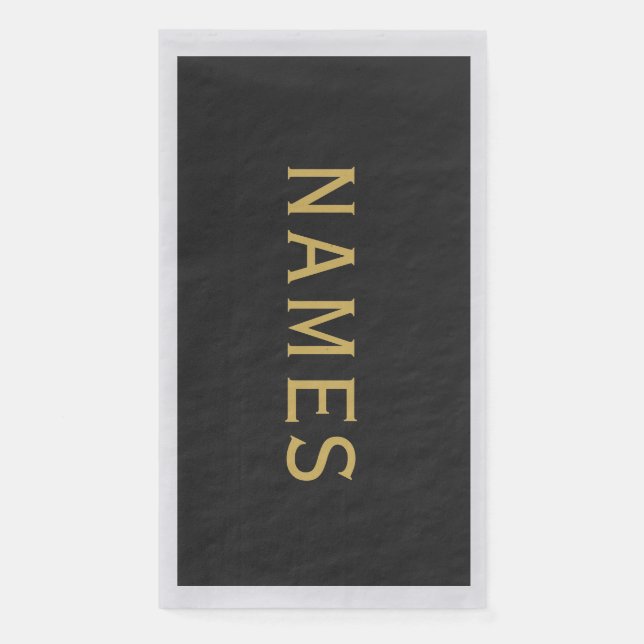 Personalized With Last Name or Nickname on Them Napkin (Front)