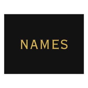 Personalized With Last Name or Nickname on Them Poster