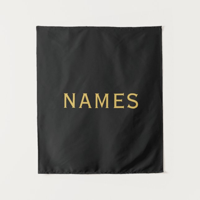 Personalized With Last Name or Nickname on Them Tapestry (Front)