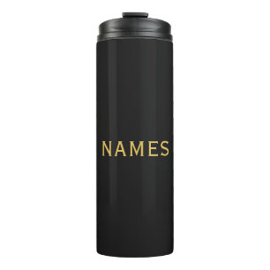Personalized With Last Name or Nickname on Them Thermal Tumbler