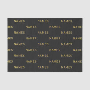 Personalized With Last Name or Nickname on Them Tissue Paper