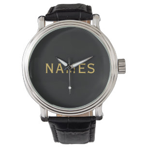 Personalized With Last Name or Nickname on Them Watch