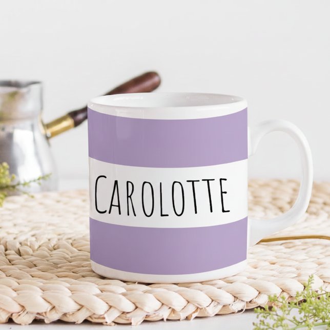 Personalized With Name Custom Lilac Coffee Mug (Creator Uploaded)