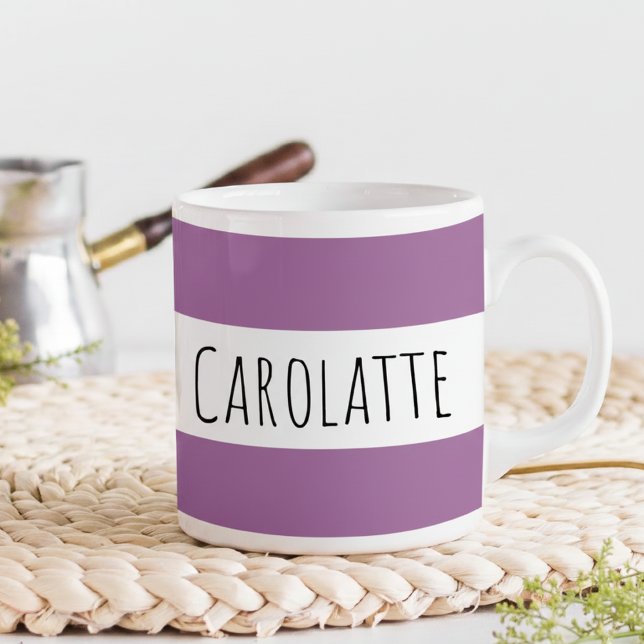 Personalized With Name Custom Plum Coffee Mug (Creator Uploaded)