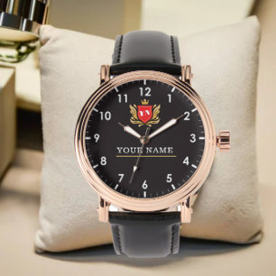 Personalized with names and initials in Monogram Watch