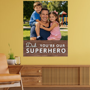 Personalized with photo and text poster