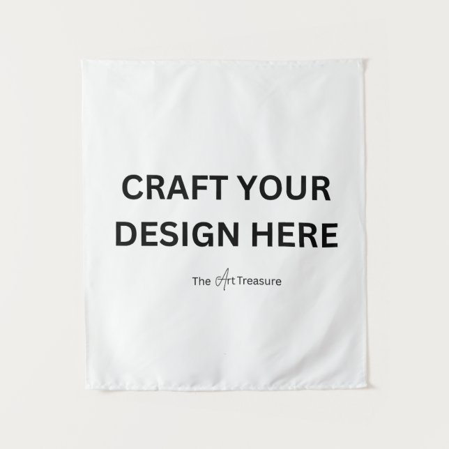 Personalized with Your Design, Logo, or Message  Tapestry (Front)