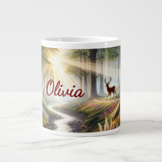 Personalized Woodland Faith Mug - Specialty Mug