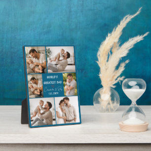 Personalized World’s Greatest Dad Photo Father’s Plaque