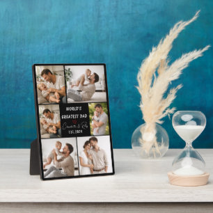 Personalized World’s Greatest Dad Photo Father’s Plaque