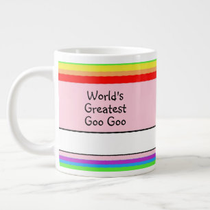 Personalized Worlds best Dad,Mom,Grandma,Grandpa Large Coffee Mug