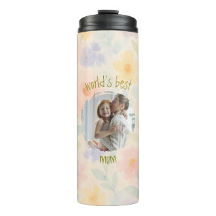 Personalized 'World's Best Mom' Thermal Tumbler