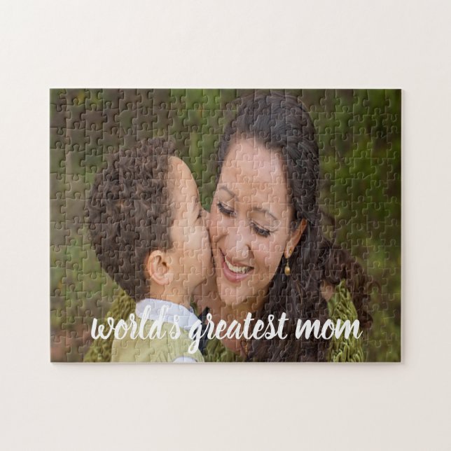 Personalized World's Greatest Mom Puzzle (Horizontal)