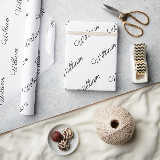 Personalized wrapping paper  (Crafts)