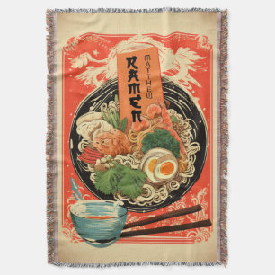 Personalized Your Name Ramen Blanket