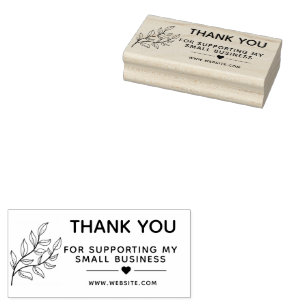 Personalized Your Own Modern Round Return Address Rubber Stamp