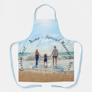 Personalized Your Photo Apron with Custom Text