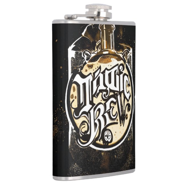 #personalizedmonogramflaskVinylWrappedFlask Hip Flask (Right)