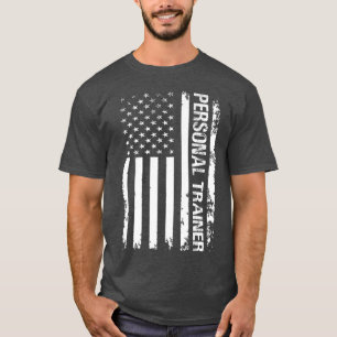 Personalrainer American Flag 4th Of July vintage T-Shirt