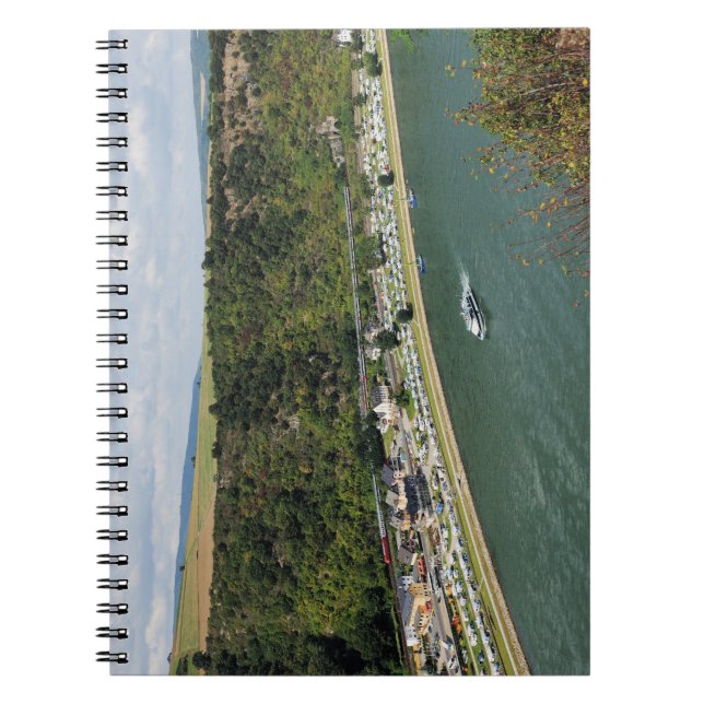 Personenzug an der Loreley Notebook (Front)