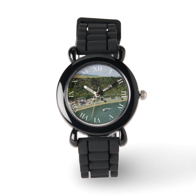 Personenzug an der Loreley Watch (Front)