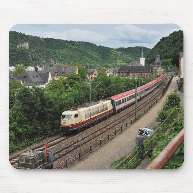 Personenzug in St. Goar Mouse Pad (Front)