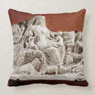 Personification of the earth mother, allegorical r cushion