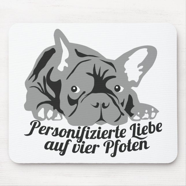 Personifizierte Liebe Mouse Pad (Front)