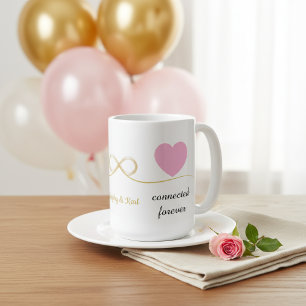 Personised Elegant Coffee Mug Gift for Couple