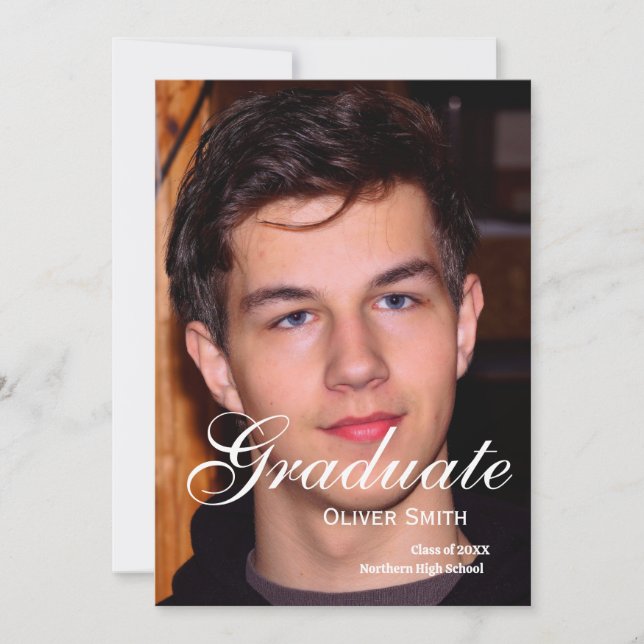 Personlaized Graduation Party Invitation (Front)