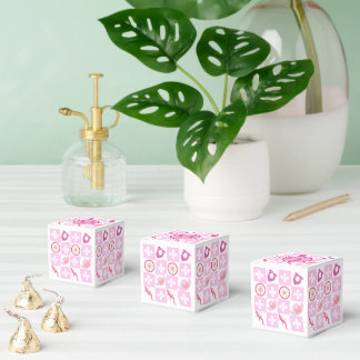 Personlalized Cowgirl Checkered Birthday Party Favour Box