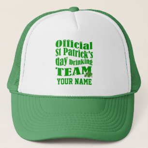 Personlalized Irish St Patrick's day Trucker Hat