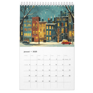 Personlig 2025 – Skandi Stil, Förtjusande Calendar