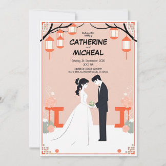 Personlized Studio Ghibli Wedding Invite