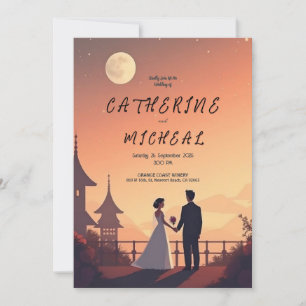Personlized Studio Ghibli Wedding Invite