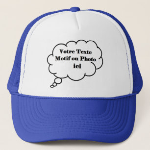 Personnaliser avec votre photo ou texte trucker hat